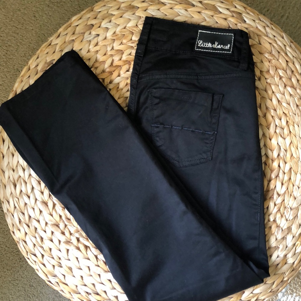 LITTLE MARCEL ANKLE BLACK PANTS.